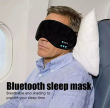 Cargar imagen en el visor de la galería, Auriculares inalámbricos Bluetooth para dormir, escucha deportiva, máscara para ojos, diadema, suave, elástico, cómodo, duradero, para dormir MOD BBG-60386