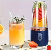 Cargar imagen en el visor de la galería, Licuadora portátil para zumos de frutas, batidos de frutas y verduras frescas, vaso exprimidor perfecto, adecuado para uso doméstico y exterior, 1 unidad MOD