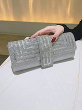 Cargar imagen en el visor de la galería, Bolso Noche Dama Cartera Cristales Espléndidos PREMIUM MOD 006