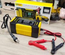 Cargar imagen en el visor de la galería, Arrancador y cargador de batería de coche inteligente unidad de carga de batería de coche y motocicleta batería de plomo-ácido de 6 a 12VMOD Q-DP9921