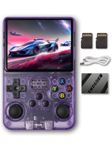 Cargar imagen en el visor de la galería, Consola de juegos portátil R40S Pro, pantalla IPS de 3,5 pulgadas, reproductor de vídeo portátil de bolsillo, memoria de 256GB, pantalla HD a Color, 30,000 juegos MOD R40S PRO