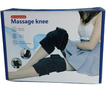 Cargar imagen en el visor de la galería, Masajeador eléctrico de rodilla con calefacción por USB, terapia de compresión caliente infrarroja, almohadilla de masaje de codo, hombro y rodilla para alivio del dolor de articulaciones MOD ZE-2188
