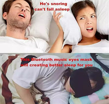 Cargar imagen en el visor de la galería, Auriculares inalámbricos Bluetooth para dormir, escucha deportiva, máscara para ojos, diadema, suave, elástico, cómodo, duradero, para dormir MOD BBG-60386