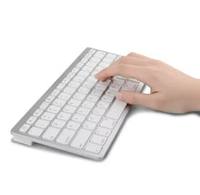 Cargar imagen en el visor de la galería, Teclado inalámbrico universal con bluetooth para ordenador portátil, tableta, iPad, iPhone, IOS, sistema operativo android y windows MOD WB-8022