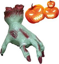 Cargar imagen en el visor de la galería, Mano en movimiento aterrador, mano para correr, Control voz, juguete eléctrico, accesorios terror para Halloween MOD HNR415-1