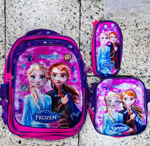 Cargar imagen en el visor de la galería, Mochila escolar 3 pz mágica 3D Holograma MOD A-2-6