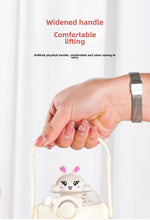 Cargar imagen en el visor de la galería, Taza de agua portátil para niños, vaso de plástico con pajita, gran valor estético, dibujos animados, Popular, lindo, Verano MOD 327-12