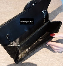 Cargar imagen en el visor de la galería, Bolso Noche Dama Cartera Cristales Espléndidos PREMIUM MOD 006