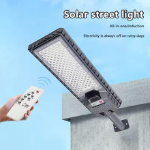 Cargar imagen en el visor de la galería, Luz Solar superbrillante mejorada para jardín, lámpara Solar para exteriores, Sensor de movimiento, focos de calle de alta potencia, iluminación para exteriores 600 W. MOD ZE-2161