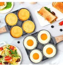 Cargar imagen en el visor de la galería, Sarten Para Almuerzo Antiadherente Con 4 Compartimentos MOD ZE-1206