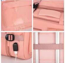 Cargar imagen en el visor de la galería, Mochila premium de alta capacidad para viajes Mochila para ordenador portátil de viaje Extensible con múltiples bolsillos de gran capacidad, bolsa de equipaje aprobada por aerolínea impermeable, funcional y amigable con TSA MOD 8868