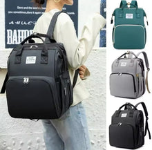 Cargar imagen en el visor de la galería, Bolsas de pañales para mamá, cama de bebé, mochilas para botellas de leche y pañales de gran capacidad con cambiador, prácticas bolsas de lactancia para bebés MOISES MOD YOU ARE MYSUNSHINE