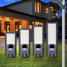 Cargar imagen en el visor de la galería, Luz Solar superbrillante mejorada para jardín, lámpara Solar para exteriores, Sensor de movimiento, focos de calle de alta potencia, iluminación para exteriores 600 W. MOD ZE-2161