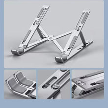 Cargar imagen en el visor de la galería, Soporte ajustable de aleación de aluminio para ordenador portátil, soporte Universal de elevación y refrigeración para tableta y Notebook MOD ZJ-6