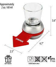 Cargar imagen en el visor de la galería, Ruleta Vaso Tequilero Drink Shot Juego Beber Reto Party Spin MOD ZE-2853