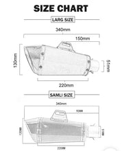 Cargar imagen en el visor de la galería, Silenciador Universal Para motocicleta, Escape Para Akrapovic, Kawasaki, Yamaha, KTM 390, Honda R3, R6, ATV MOD RS-ESC-9004 ,9005,9006