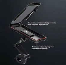 Cargar imagen en el visor de la galería, Soporte de navegación para teléfono móvil de motocicleta Universal impermeable 360 ° Giratorio ajustable para soporte de teléfono móvil de motocicleta y bicicleta MOD ZE-2334
