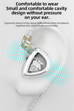 Cargar imagen en el visor de la galería, Audífonos Monitores Kz Eda Balanced Edition Color Transparente Color de la luz NA MOD TRANSPARENTE KZ