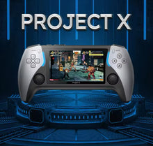 Cargar imagen en el visor de la galería, Consola de juegos portátil Project X, Arcade de alta definición con reproductor Dual emulador retro 3D PS1 game Dual MOD X