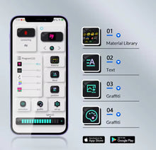 Cargar imagen en el visor de la galería, Mochila con led Pantalla LED 3,0 impermeable, Versión Bluetooth, pantalla LED inteligente, publicidad dinámica, mochila, Control de teléfono móvi MOD T-3