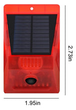Cargar imagen en el visor de la galería, Alarma Sirena Solar C/ Sensor De Movimiento Control Remoto MOD Q-L911C