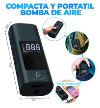 Cargar imagen en el visor de la galería, Compresor de aire eléctrico portátil para bicicleta y motocicleta, bomba inflable de neumáticos inalámbrica, USB tipo C, batería de 4000mAh, 150psi MOD HOG.95