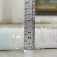 Cargar imagen en el visor de la galería, Alfombra de felpa gruesa para sala de estar, decoración del hogar, alfombra mullida Rectangular de seda para área de niños, alfombrillas para pies de sofá, Alfombra de juego para dormitorio de niños