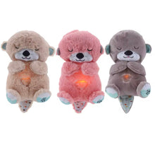 Cargar imagen en el visor de la galería, Juguete nutria respiratoria peluche de nutria marina Kawaii, animales de peluche suaves, muñecas de nutria de colores, muñeca de apaciguar para bebés MOD ZE-2835