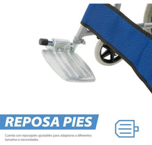 Cargar imagen en el visor de la galería, Silla De Ruedas Plegable Para Traslado C/freno En Agarradera MOD G3