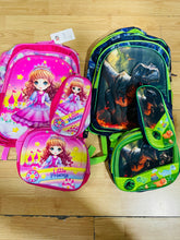 Cargar imagen en el visor de la galería, Mochila combo de niños con luz MOD 3163