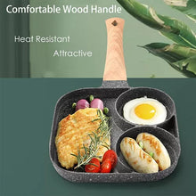 Cargar imagen en el visor de la galería, Sarten Para Almuerzo Antiadherente Con 4 Compartimentos MOD ZE-1206