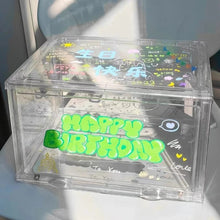 Cargar imagen en el visor de la galería, Caja de almacenamiento de zapatos, armario de zapatos deportivo antioxidante, transparente, exhibición de pared MOD X1