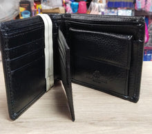 Cargar imagen en el visor de la galería, Cartera de cuero, piel para caballero, modelo polo