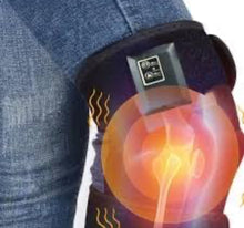 Cargar imagen en el visor de la galería, Masajeador eléctrico de rodilla con calefacción por USB, terapia de compresión caliente infrarroja, almohadilla de masaje de codo, hombro y rodilla para alivio del dolor de articulaciones MOD ZE-2188