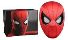 Cargar imagen en el visor de la galería, Máscara de Spider man MANUAL con sensor de arácnido los ojos se iluminan en rojo touch MOD 999D-2