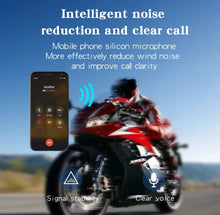 Cargar imagen en el visor de la galería, X-15-auriculares inalámbricos para casco de motocicleta, audífonos manos libres con Bluetooth 5,0, batería de 1200mAh, resistentes al agua MOD X-15