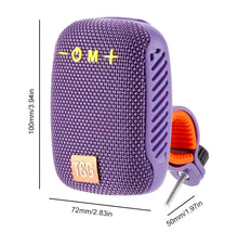 Cargar imagen en el visor de la galería, Bocina Bluetooth para bicicleta al aire libre, caja de sonido inalámbrica portátil, altavoz recargable para manillar, Subwoofer impermeable para motocicleta bicicleta,scooter MOD TN-392