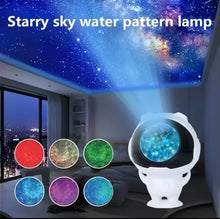 Cargar imagen en el visor de la galería, Lámpara de proyector de astronauta, lámpara de noche de ondulación de agua, proyector enchufable USB para Helloween, decoración navideña, regalos para niños y amigos