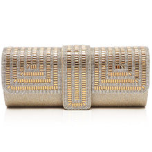 Cargar imagen en el visor de la galería, Bolso Noche Dama Cartera Cristales Espléndidos PREMIUM MOD 006