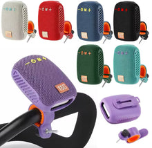 Cargar imagen en el visor de la galería, Bocina Bluetooth para bicicleta al aire libre, caja de sonido inalámbrica portátil, altavoz recargable para manillar, Subwoofer impermeable para motocicleta bicicleta,scooter MOD TN-392
