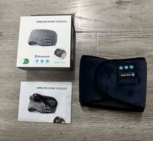 Cargar imagen en el visor de la galería, Auriculares inalámbricos Bluetooth para dormir, escucha deportiva, máscara para ojos, diadema, suave, elástico, cómodo, duradero, para dormir MOD BBG-60386