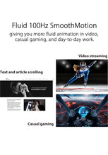 Cargar imagen en el visor de la galería, ASUS Monitor VZ24EHF Eye Care: 24 Pulgadas (23,8 Pulgadas visibles), IPS, Full HD, sin Marco, 100 Hz, sincronización adaptativa, MPRT de 1 ms, HDMI, luz Azul Baja, sin Parpadeo, Montaje en Pared