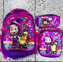 Cargar imagen en el visor de la galería, Mochila escolar 3 pz mágica 3D Holograma MOD A-2-6