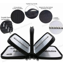 Cargar imagen en el visor de la galería, Estuche portátil de gran capacidad para bolígrafos, portalápices con bolsillo con cremallera, suministros escolares, papelería, 4 capas, 72 bolígrafos MOD 1042