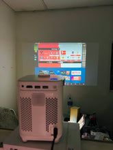 Cargar imagen en el visor de la galería, Mini proyector inteligente portátil 4K, 100 pulgadas, 160ANSI, 1280x720P, 5G, Wifi, Android10, RK3128, cine en casa, TV al aire libre, H1 MOD X80