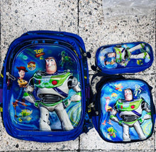 Cargar imagen en el visor de la galería, Mochila escolar 3 pz mágica 3D Holograma MOD A-2-6