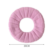 Cargar imagen en el visor de la galería, Funda de asiento de inodoro lavable, tapete de acrílico suave y cálido para decoración del hogar
