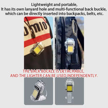 Cargar imagen en el visor de la galería, Encendedor de carga rápida USB a prueba de viento, encendedor de pantalla LED RECARGABLE Y LUZ LED MOD