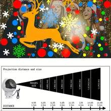 Cargar imagen en el visor de la galería, Lámpara de proyector de astronauta, lámpara de noche de ondulación de agua, proyector enchufable USB para Helloween, decoración navideña, regalos para niños y amigos