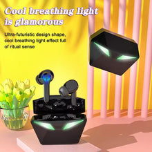 Cargar imagen en el visor de la galería, Auriculares inalámbricos con Bluetooth 5,1, audífonos TWS para juegos con latencia cero y diseño intrauditivo, Auriculares deportivos duales estéreo con micrófono MOD ZE-2136